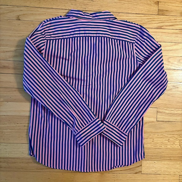 Lauren by Ralph Lauren Pink and Blue Striped women’s Shirt - Picture 3 of 3